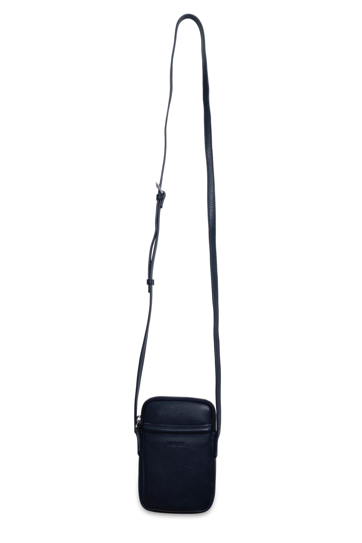 SADDLER "Margot" Real Leather Crossbody Zip Top RFID Phone Pouch, Gift Boxed