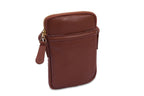 SADDLER "Margot" Real Leather Crossbody Zip Top RFID Phone Pouch, Gift Boxed
