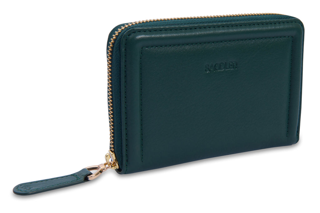 SADDLER "Annie" 3 Way Zipper RFID Real Leather Zipper Wallet (Gift Boxed)