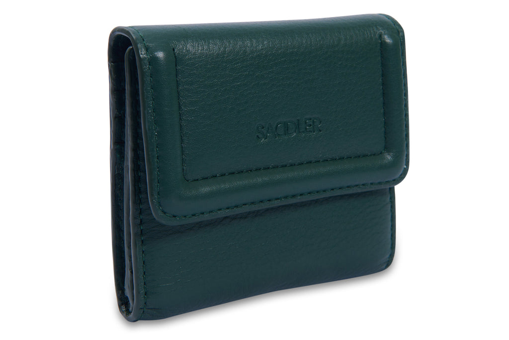 SADDLER "Edith" RFID Trifold Real Leather Card Case (Gift Boxed)