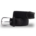 Jet Black Recycled Woven Belt