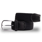 Jet Black Recycled Woven Belt