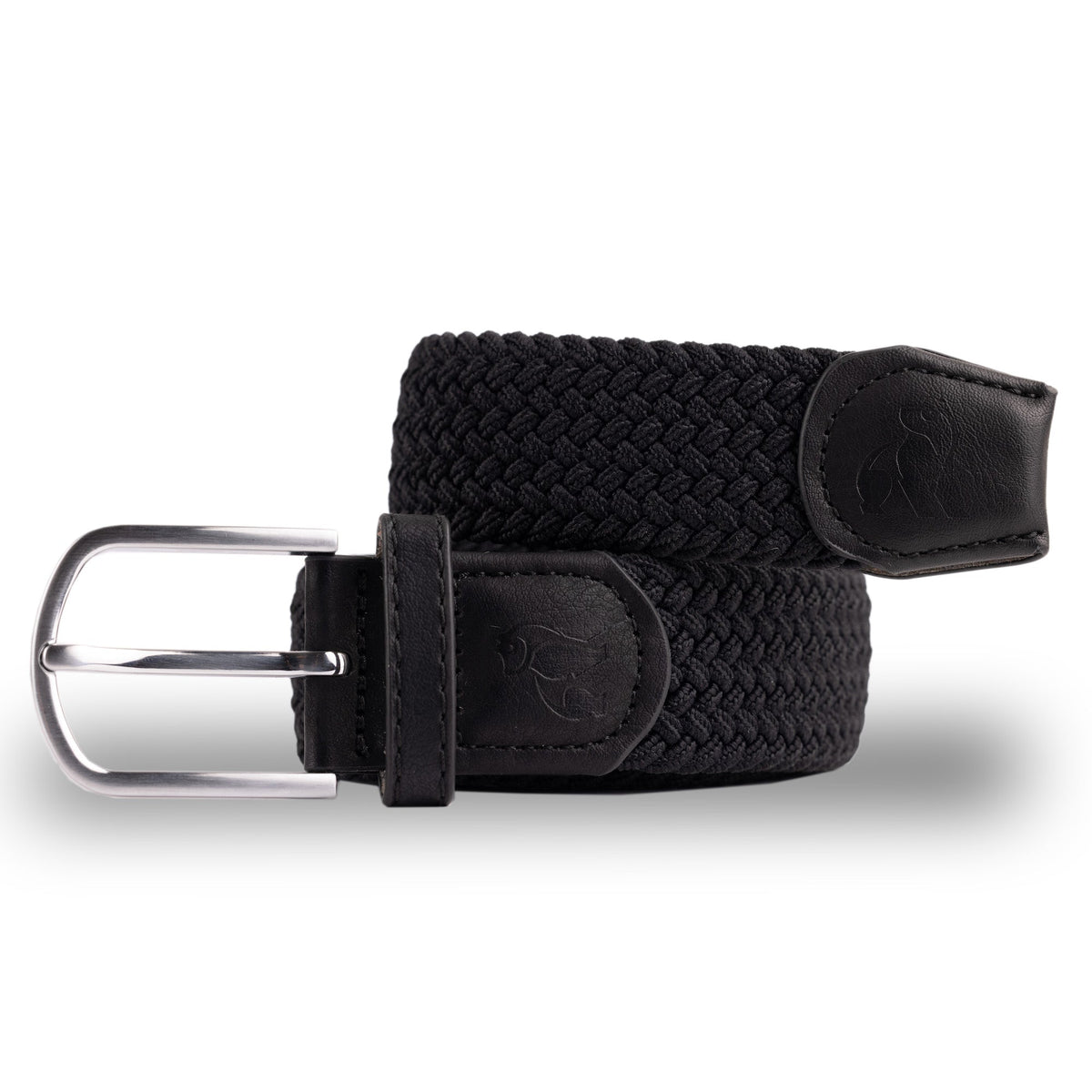 Jet Black Recycled Woven Belt
