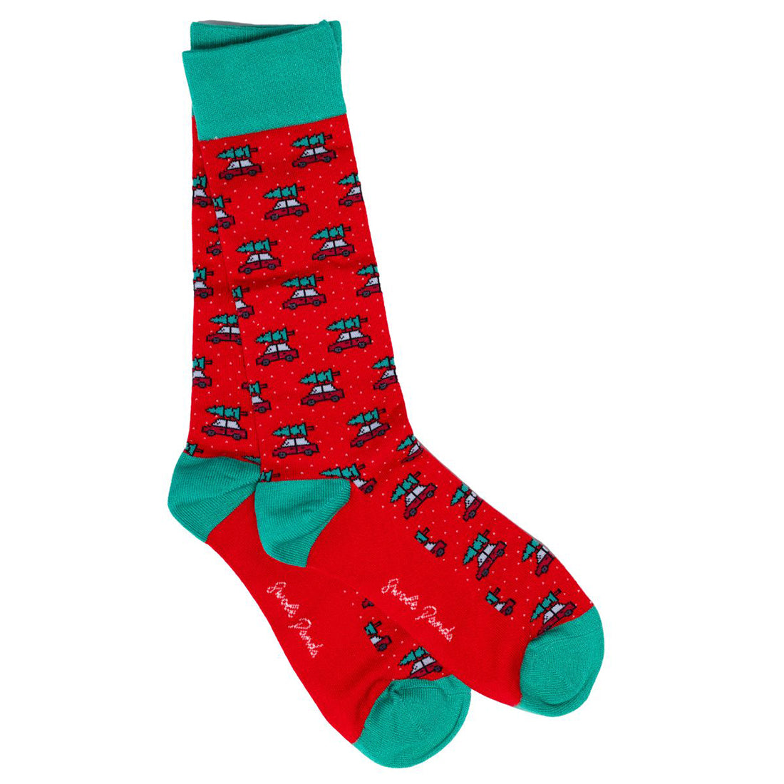 Driving Home for Christmas Bamboo-Blend Socks