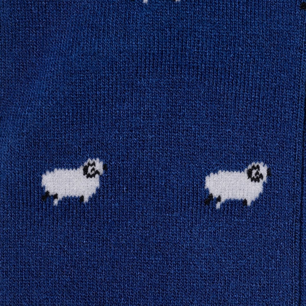 Navy Sheep Bamboo-Blend Socks