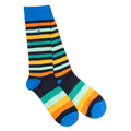 Gradient Stripe Bamboo-Blend Socks
