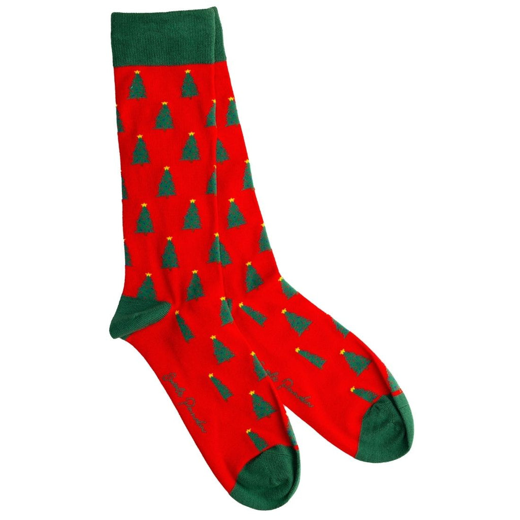 Christmas Tree Bamboo-Blend Socks