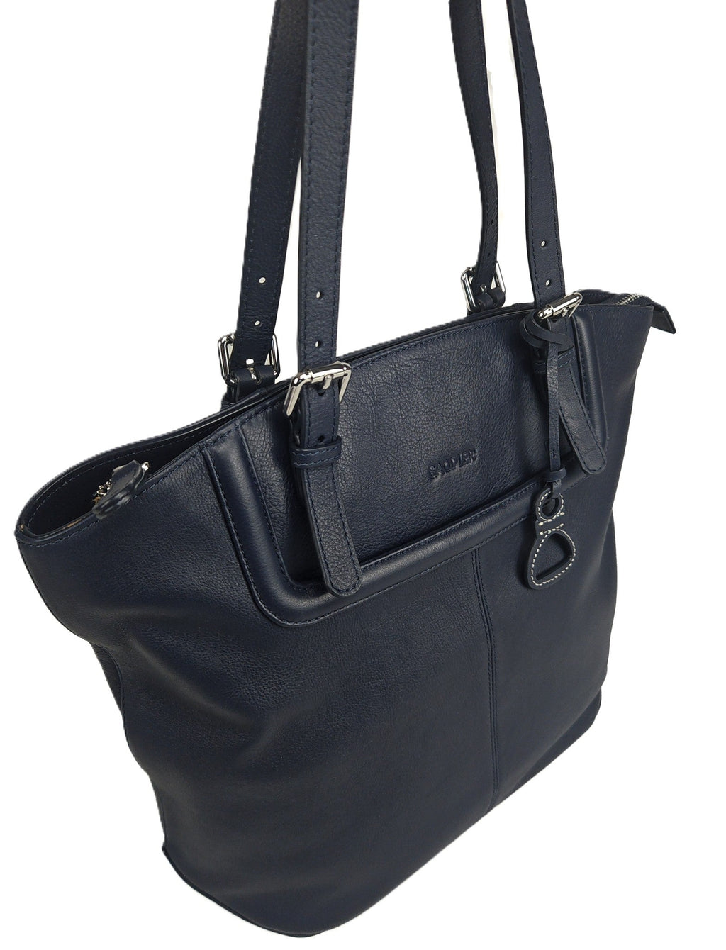 Sienna Zip Top Tote Shopper Bag for Women, Handmade by Saddler