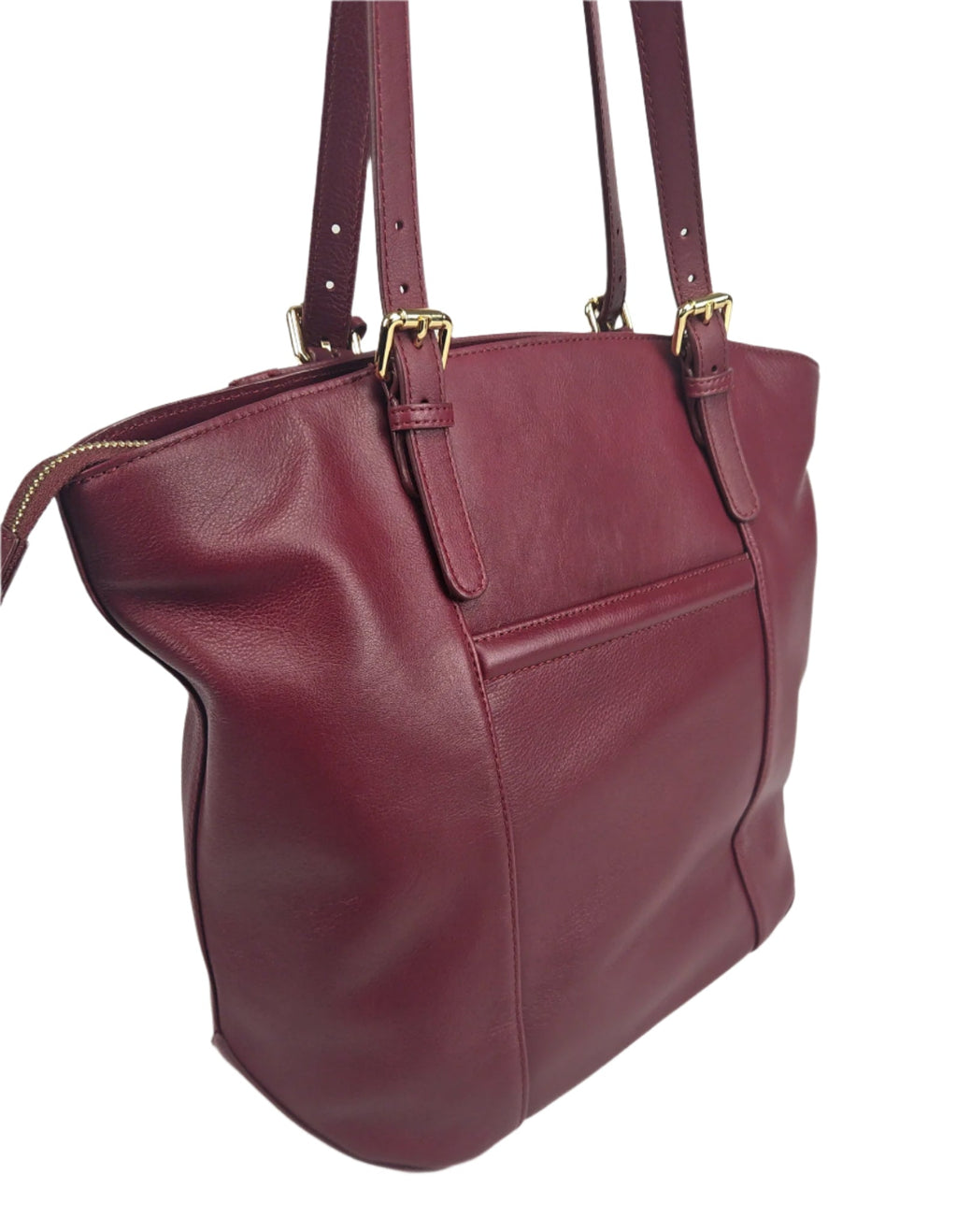 Sienna Zip Top Tote Shopper Bag for Women, Handmade by Saddler