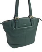 Sienna Zip Top Tote Shopper Bag for Women, Handmade by Saddler