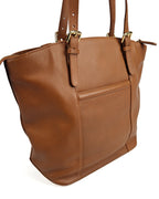 Sienna Zip Top Tote Shopper Bag for Women, Handmade by Saddler