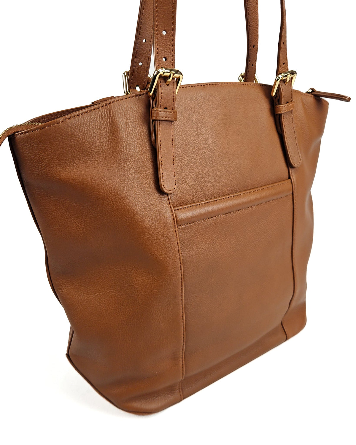 Sienna Zip Top Tote Shopper Bag for Women, Handmade by Saddler