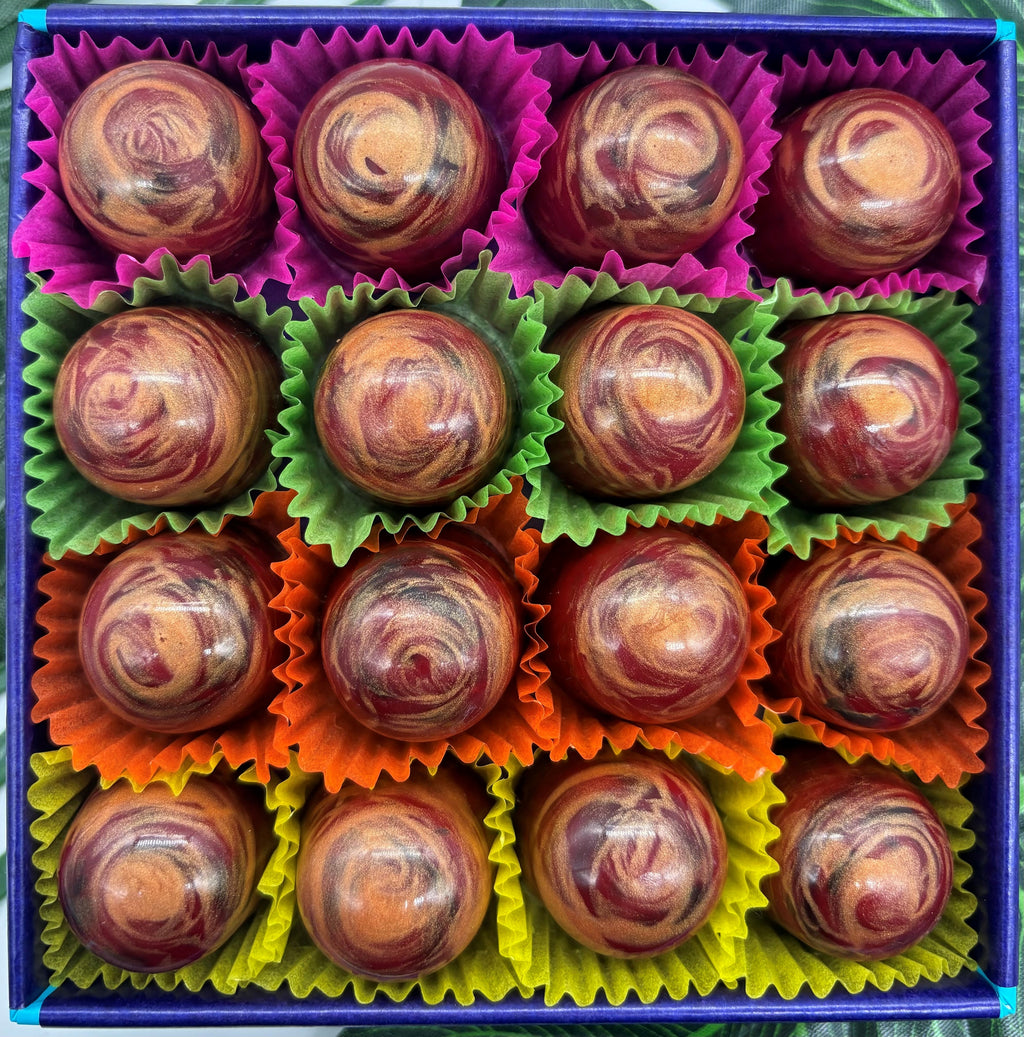 Handmade Temple Island Rum Caramel in Fine Milk Chocolate