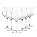 Refine Burgundy Wine Glasses - 625ml - Set of 6