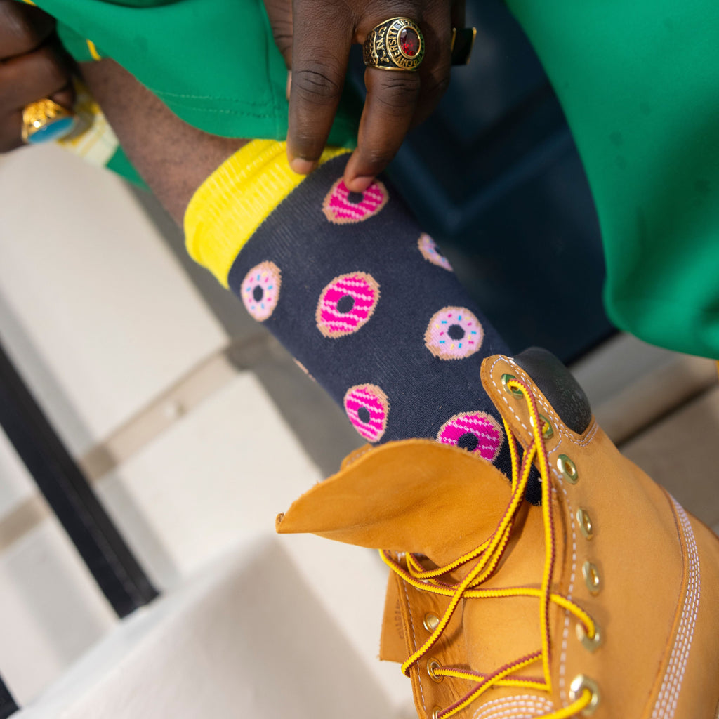 Doughnut Bamboo-Blend Socks