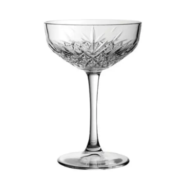Timeless Fully Cut Champagne Saucers - 270ml - Set of 6