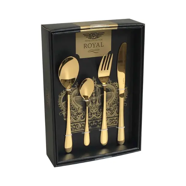 Pintinox Princess Gold Cutlery Set - 24 Piece
