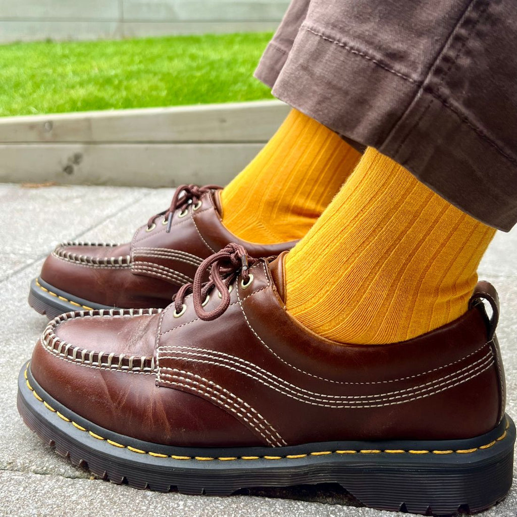 Bumblebee Yellow Bamboo-Blend Socks