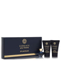 Versace Pour Femme Dylan Blue Gift Set, Mini Eau de Parfum, Body Lotion, Shower Gel (5ml)