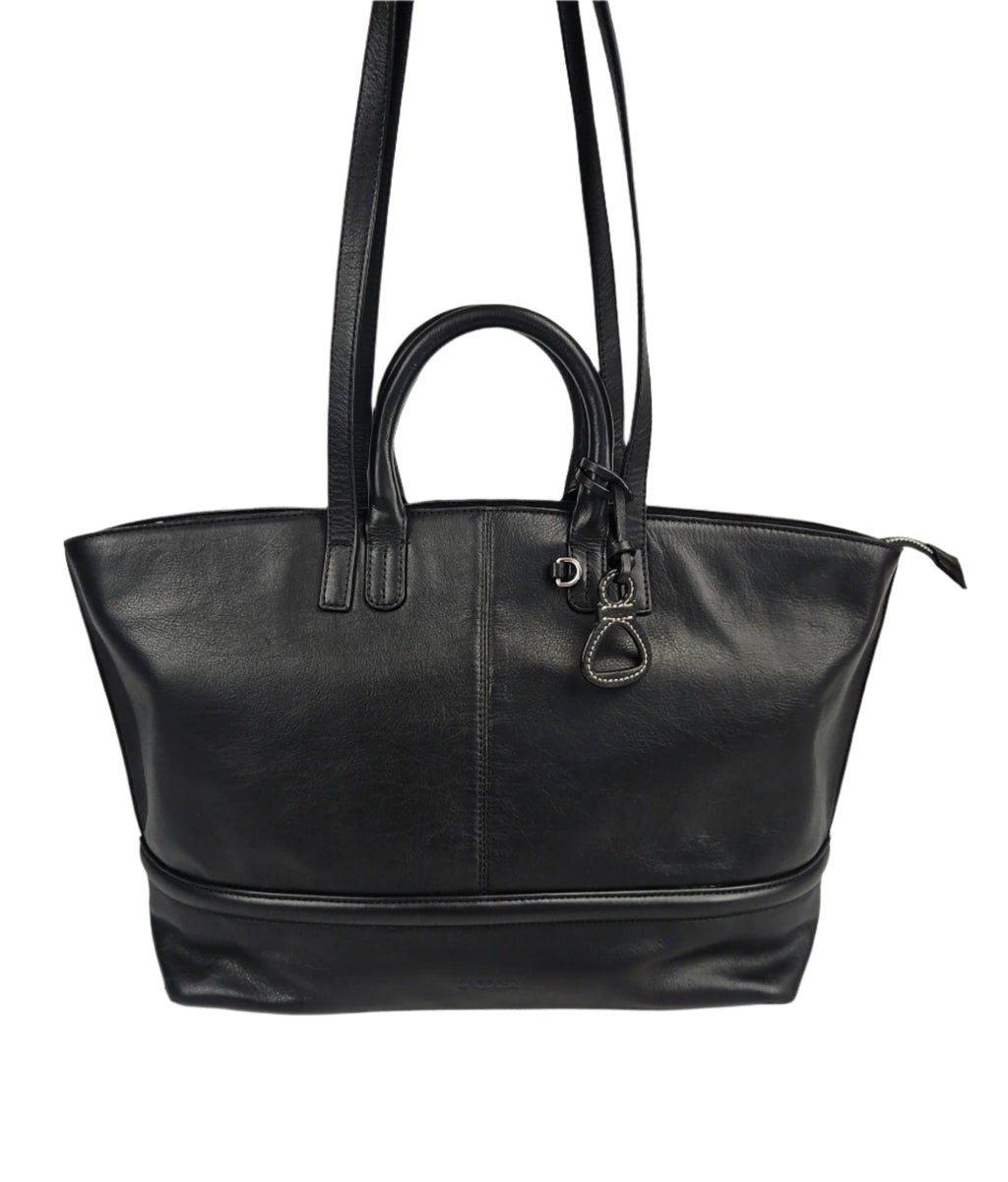 Victoria Oversize East West Tote Bag for Women, handmade by Saddler