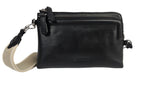 Heather Leather Clutch & Crossbody Bag, Handmade by Saddler, Versatile & Compact