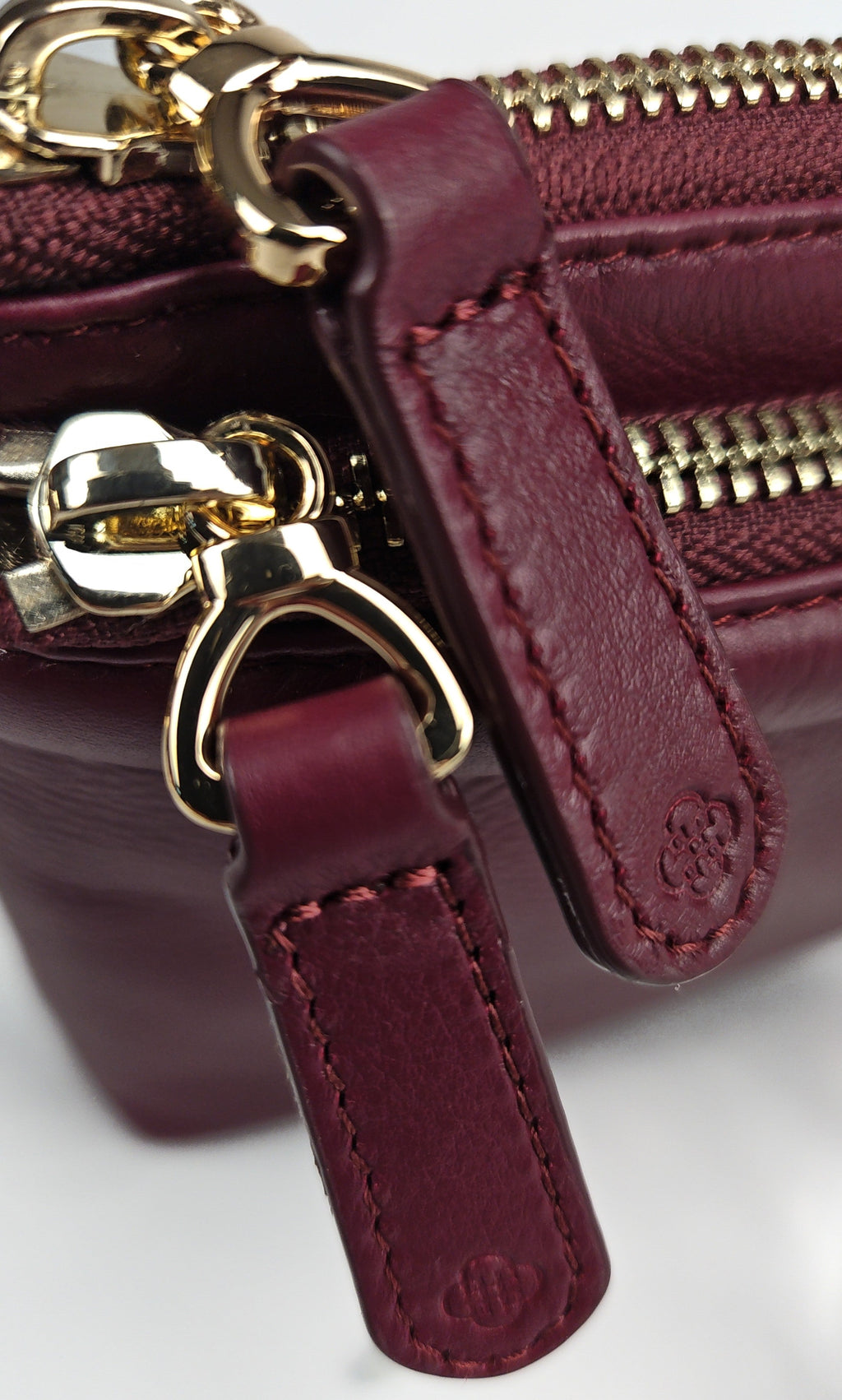 Heather Leather Clutch & Crossbody Bag, Handmade by Saddler, Versatile & Compact
