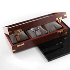 Personalised Three-Watch Wooden Box