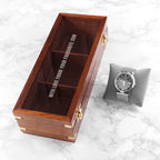 Personalised Three-Watch Wooden Box