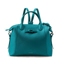 Wimbledon Leather Laptop Backpack, Teal