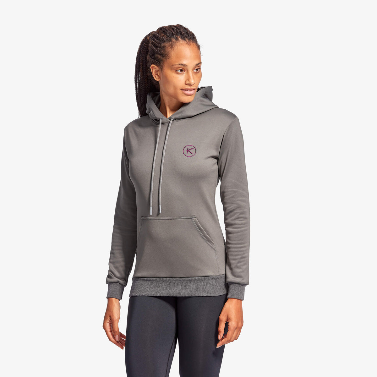Women's Infrared Hoodie, Grey & Blue