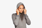 Women's Infrared Hoodie, Grey & Blue