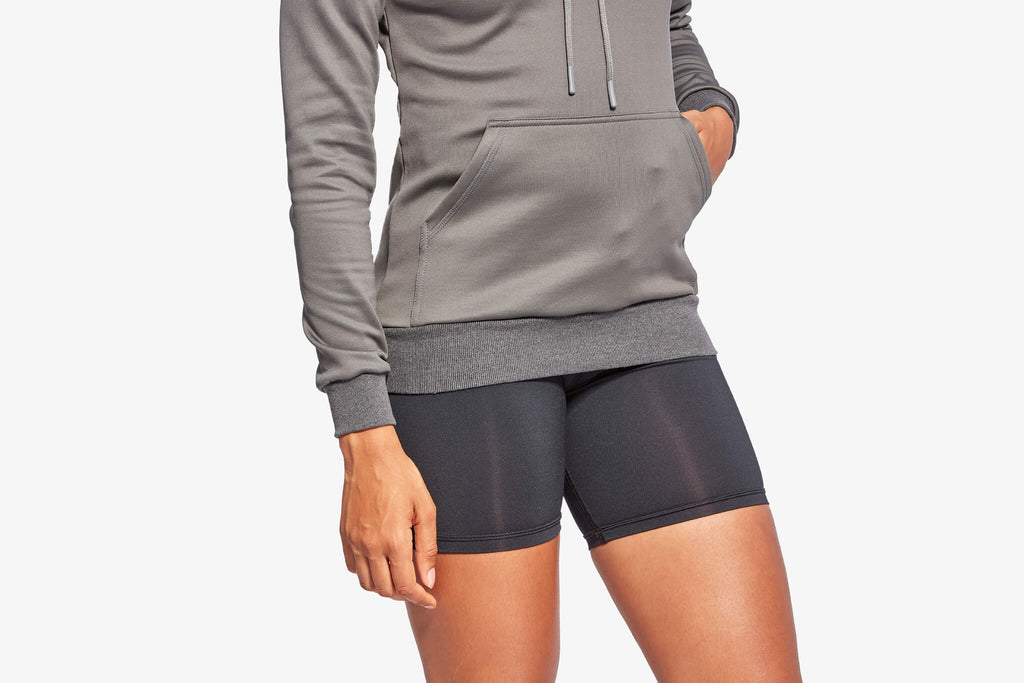 Women's Infrared Hoodie, Grey & Blue