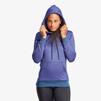 Women's Infrared Hoodie, Grey & Blue
