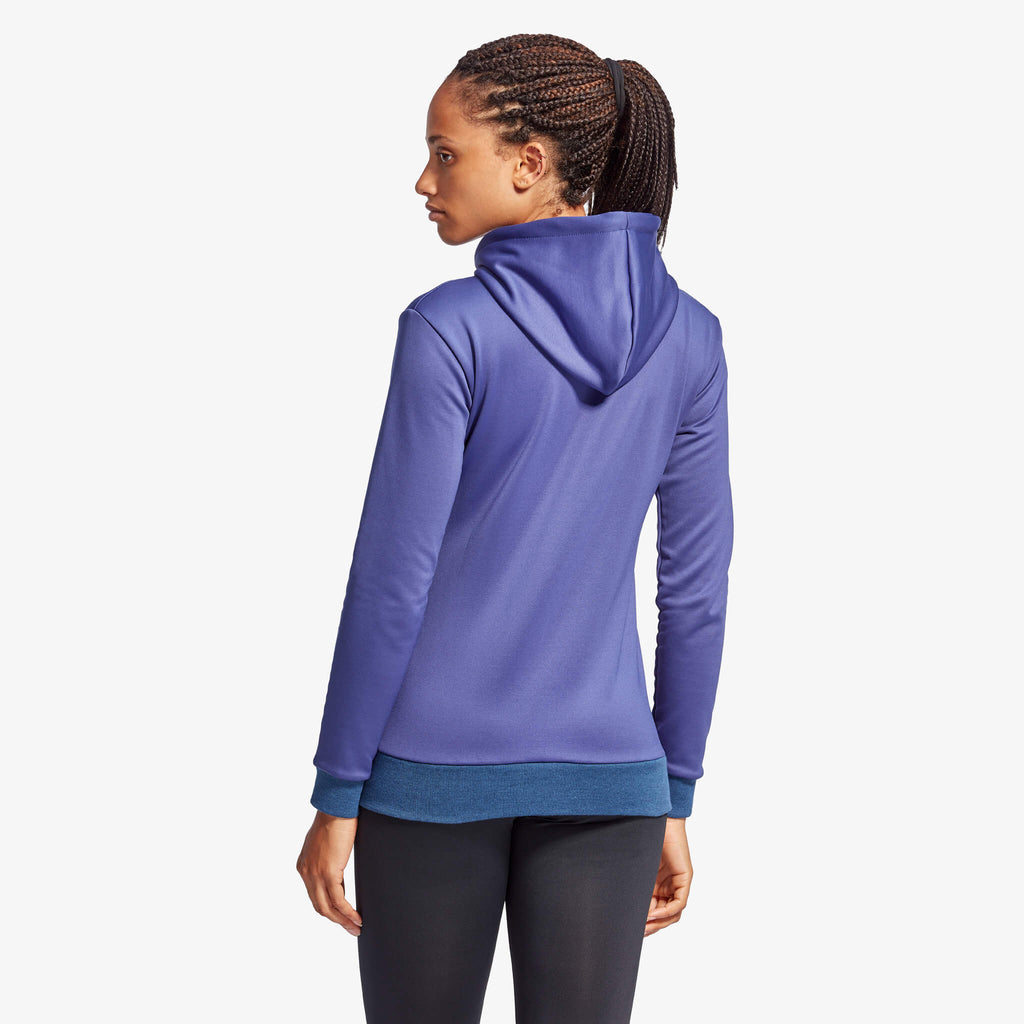 Women's Infrared Hoodie, Grey & Blue