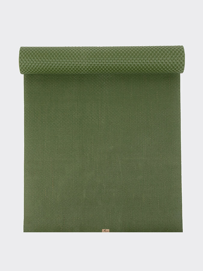 ecoYoga Extra Long Jute Yoga Mat, 4mm