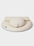 Yoga Studio EU Round Organic Zabuton Meditation Cushion Kit, Zafu & Pranayama