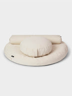 Yoga Studio EU Round Organic Zabuton Meditation Cushion Kit, Zafu & Pranayama