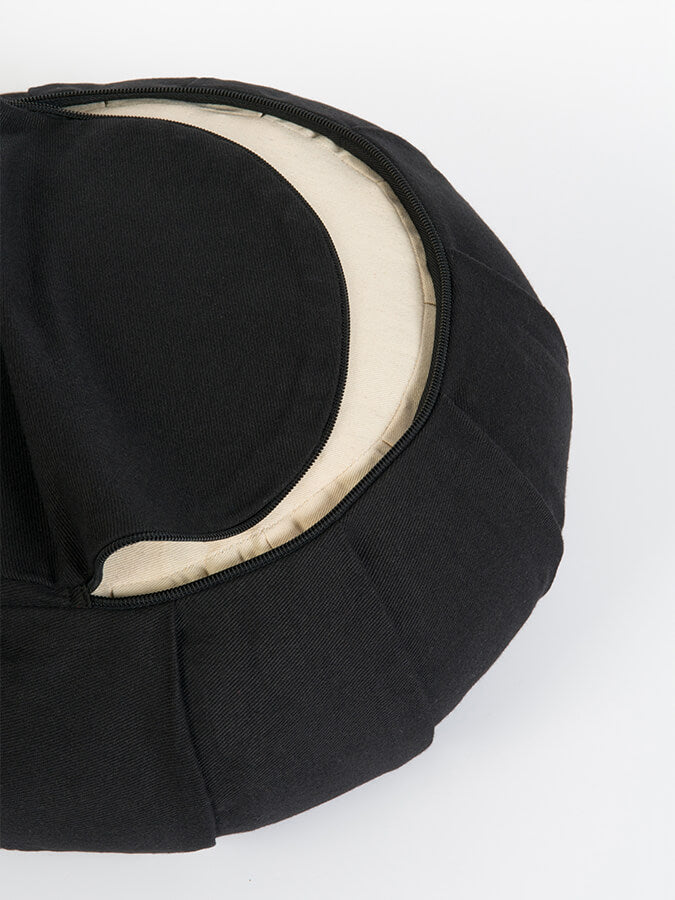 Yoga Studio GOTS Organic Cotton Round Lotus Zafu Buckwheat Cushion