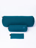 Yoga Studio Organic Meditation Bolster & Eye Pillow Set, Relax