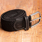 Black Recycled Woven Belt