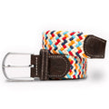 Multicolour Zigzag Recycled Woven Belt