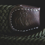 Navy & White Dot Recycled Woven Belt