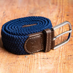 Dark Blue Recycled Woven Belt