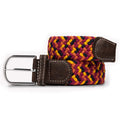 Orange & Yellow Zigzag Recycled Woven Belt