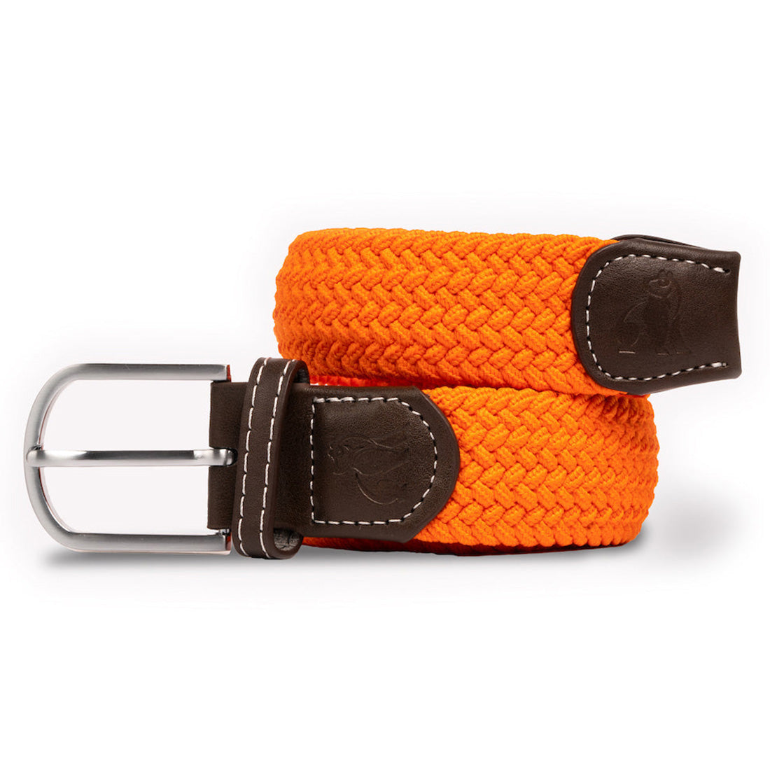 Tangerine Orange Recycled Woven Belt