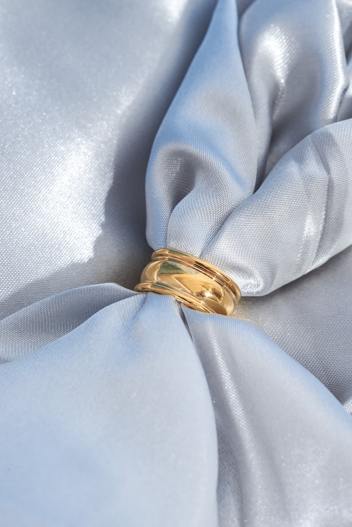 Gold Barrel Ring