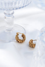 Looped Gold Hoops