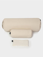 Yoga Studio Organic Meditation Bolster & Eye Pillow Set, Relax