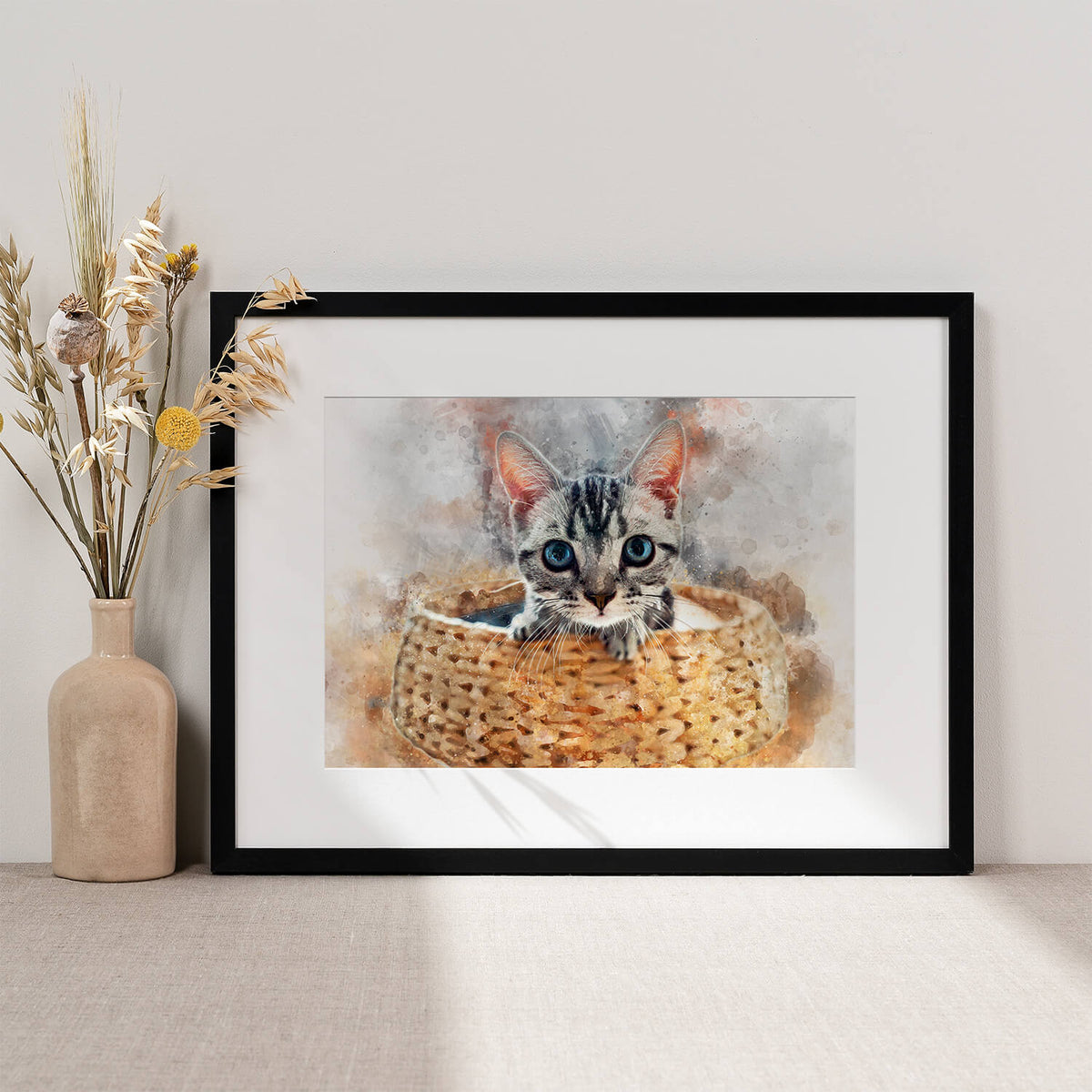 Personalised Watercolour Pet Portrait