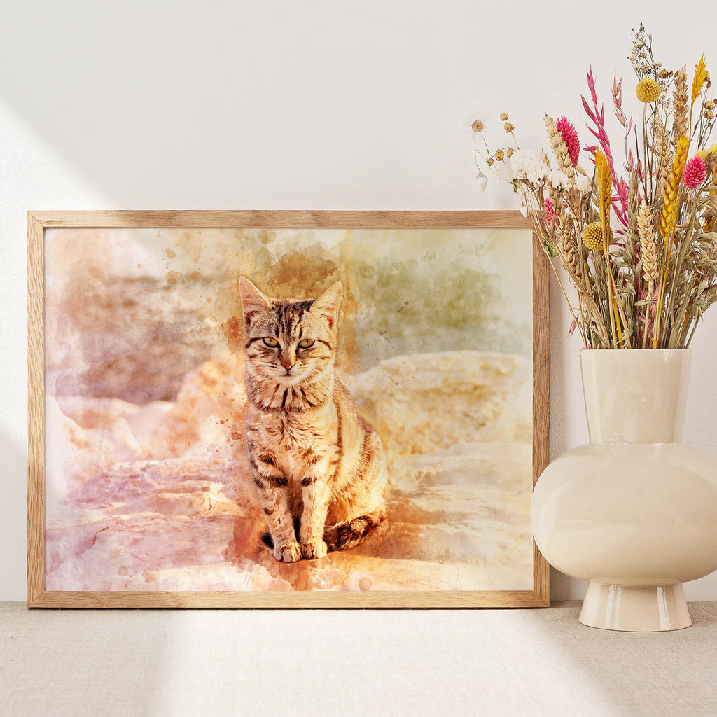 Personalised Watercolour Pet Portrait